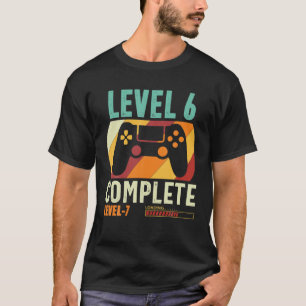 Camiseta Nível 6 Complemento Vintage Retro Combrar 6 Weddi