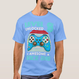 Camiseta Nível 8 Desde 2015 Controle De Jogo De Vídeo De 8 