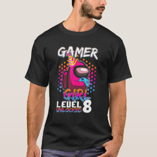 Camiseta Nível 8 Desenfatizado Entre Bater Comigo 8º Nasc