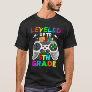 Camiseta Nível Até 5 Aniversário Jogo De Vídeo De Anive