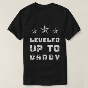 Camiseta Nível até o Pai - Gráfico de jogos do Novo papai
