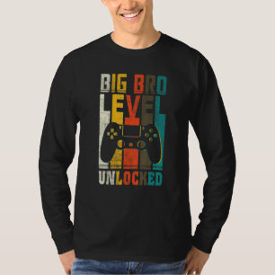 Camiseta Nível Bro Grande Desbloqueado Para Ser Irmão Levad