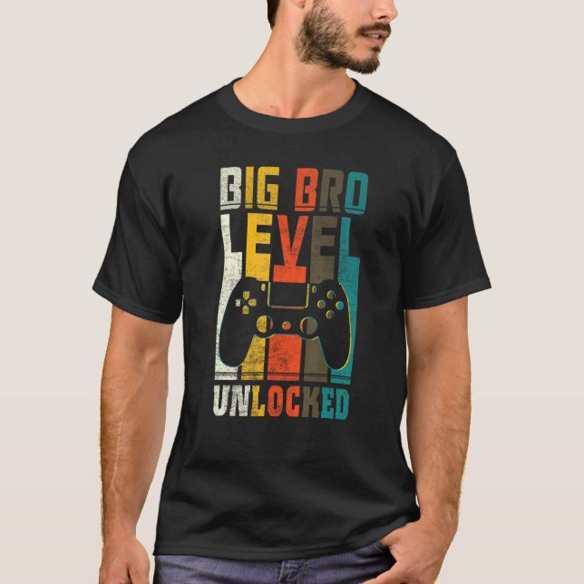 Camiseta Nível Bro Grande Desbloqueado Para Ser Irmão Levad (Frente)