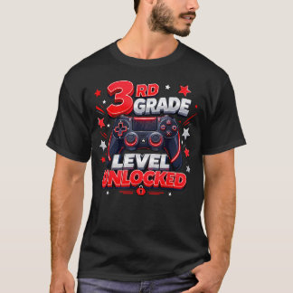 Camiseta Nível da 3ª Série Desbloqueado Mochila de Gamer Vo
