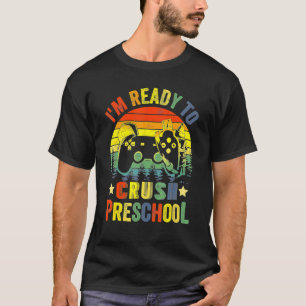 Camiseta Nível da pré-escola Vintage do jogo de vídeo desbl