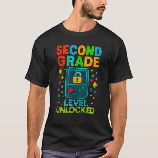 Camiseta Nível da Segunda Série Desbloqueado Gamer Ck Para