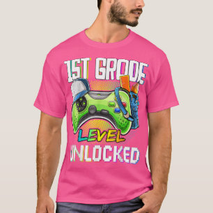 Camiseta Nível de 1rua Desbloqueado de Volta ao Jogo de Víd