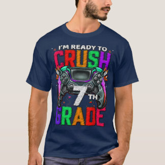 Camiseta Nível de 7 Nível Desbloqueado Jogo No 7 Grau Volta