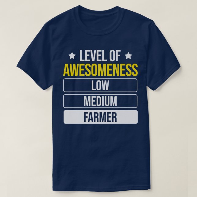 Camiseta Nível De Agricultores Da Consciência (Frente do Design)
