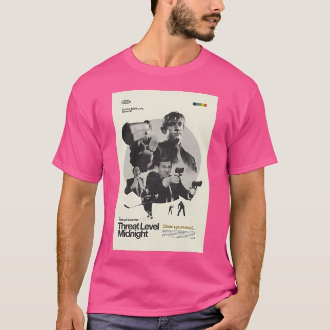 Camiseta Nível de ameaça meia-noite (Frente)