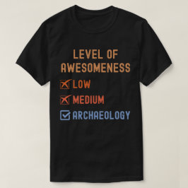 Camiseta Nível de Arqueologia de Fantasia