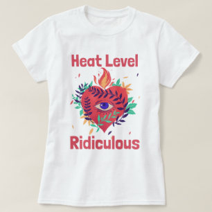Camiseta Nível de Calor Ridículo Amante de Curry
