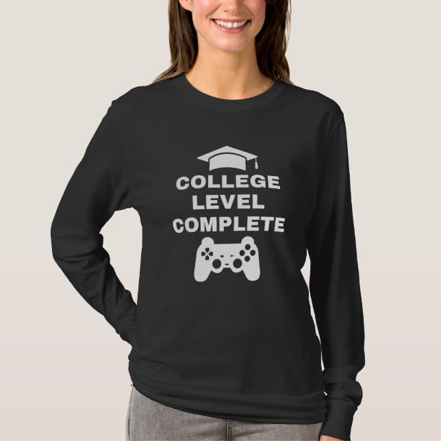 Camiseta Nível de colégio concluído (Frente)