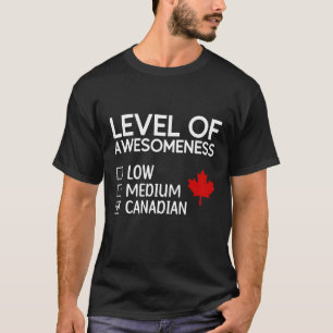Camiseta Nível De Consciência Canadiano