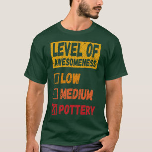 Camiseta nível de dom de amante de Pottery