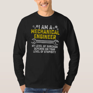 Camiseta Nível De Engenheiro Retromecânico Da Engenharia De