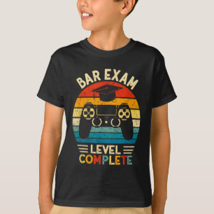Camiseta Nível de Exame de bar Completamente Funny Lawrence