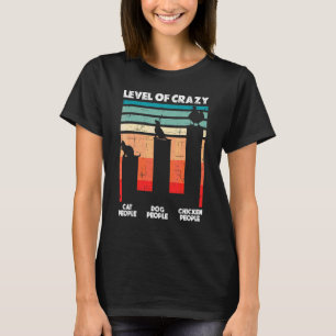 Camiseta Nível De Fazenda De Galinha Engraçada Engraçada