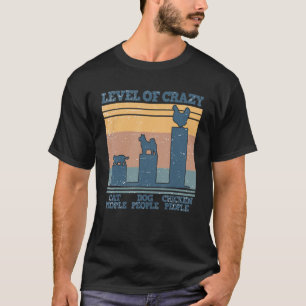 Camiseta Nível De Frigorífico De Galinha Louca