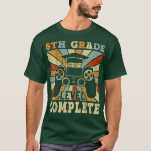 Camiseta Nível de Graduação 6 Nível de Completação Videos g