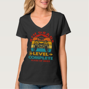 Camiseta Nível de Graduação de 8º Graduação Nível de Vídeo