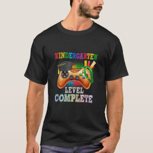 Camiseta Nível De Jardim De Infância Concluído No Último Di