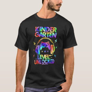 Camiseta Nível de Jardim de Infância Desbloqueado Video Gam