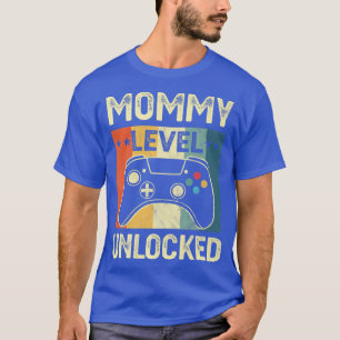 Camiseta Nível De mamãe Desbloqueado Em Breve Para Ser Mãe 