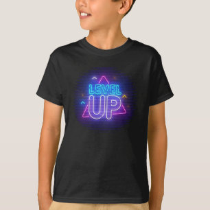 Camiseta Nível de Neon Subir
