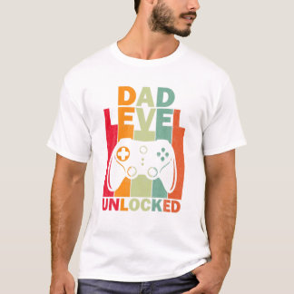 Camiseta Nível de Pai de Anúncio de Gravidez