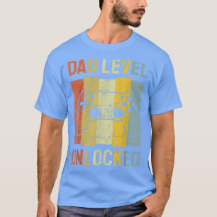 Camiseta Nível De Pai Dos Meninos Desbloqueado Em Breve Par