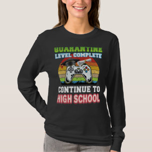 Camiseta Nível de Quarentena Concluído Continuar para Segun