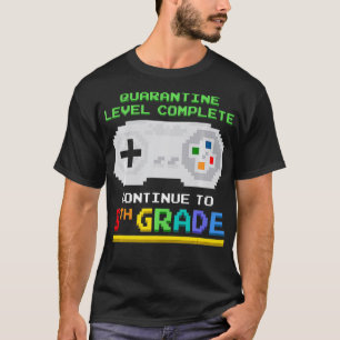 Camiseta Nível de Quarentena Concluir Jogador do 8º Grau Vo