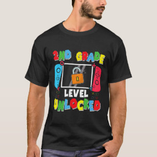 Camiseta Nível De segundo Desbloqueado No Primeiro Dia Da E