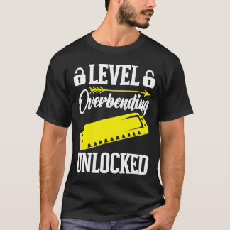 Camiseta Nível de Tocador de Harmônica Desbloqueado
