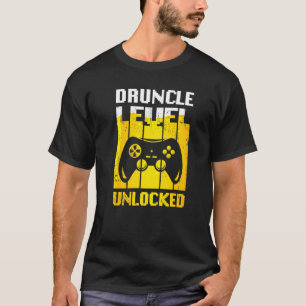 Camiseta Nível do Druncle Desbloqueado Bebedor de Cerveja V