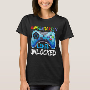 Camiseta Nível Do Jardim De Infância Desbloqueado Roupa De