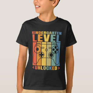 Camiseta Nível do jardim de infância Desbloquear Jogo de vo
