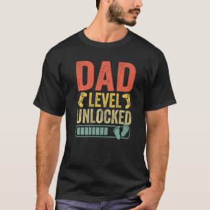 Camiseta Nível Do pai Desbloqueado 2023 Gamer Em Breve