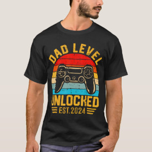 Camiseta Nível Do pai Desbloqueado 2024 Levado Até Pai Em B