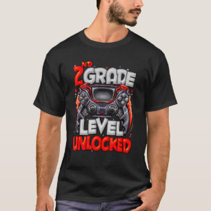 Camiseta Nível do segundo Jogo Desbloqueado No Nível Do seg