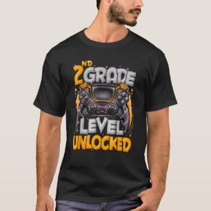 Camiseta Nível do segundo Jogo Desbloqueado No Nível Do seg