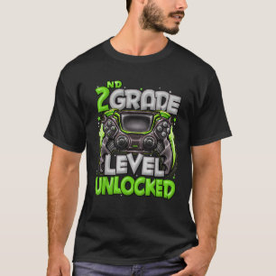 Camiseta Nível do segundo Jogo Desbloqueado No Nível Do seg