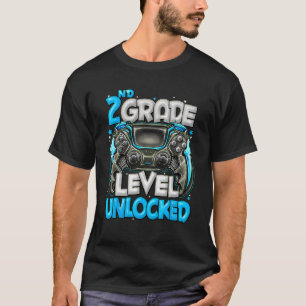 Camiseta Nível do segundo Jogo Desbloqueado No Nível Do seg