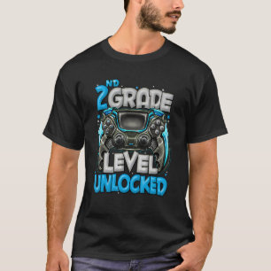 Camiseta Nível do segundo Jogo Desbloqueado No Nível Do seg
