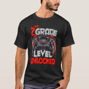 Camiseta Nível do segundo Jogo Desbloqueado No Nível Do seg