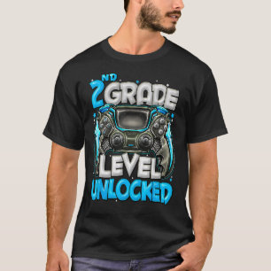 Camiseta Nível do segundo Jogo Desbloqueado No Nível Do seg