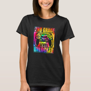 Camiseta Nível do segundo Nível do Vídeo Desbloqueado Colun