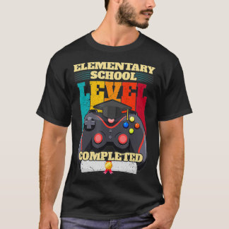 Camiseta Nível Escolar Elementar Completamente Graduação En