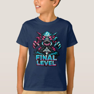 Camiseta Nível Final do Chefe Arcade